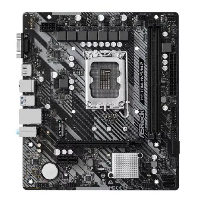 ASRock H610M-HVS/M.2 R2.0 DDR4 LGA1700 Micro-ATX pagrindinė plokštė