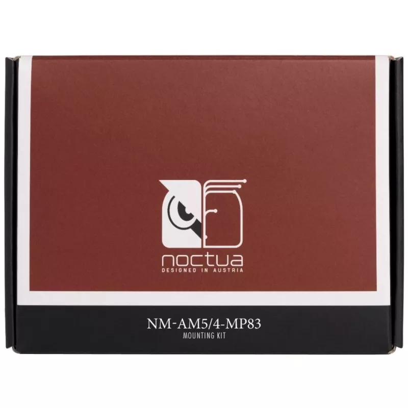 TVirtinimo rinkinys Noctua NM-AM5/4-MP83 Black Chrome, skirtas Socket AM4 AM5