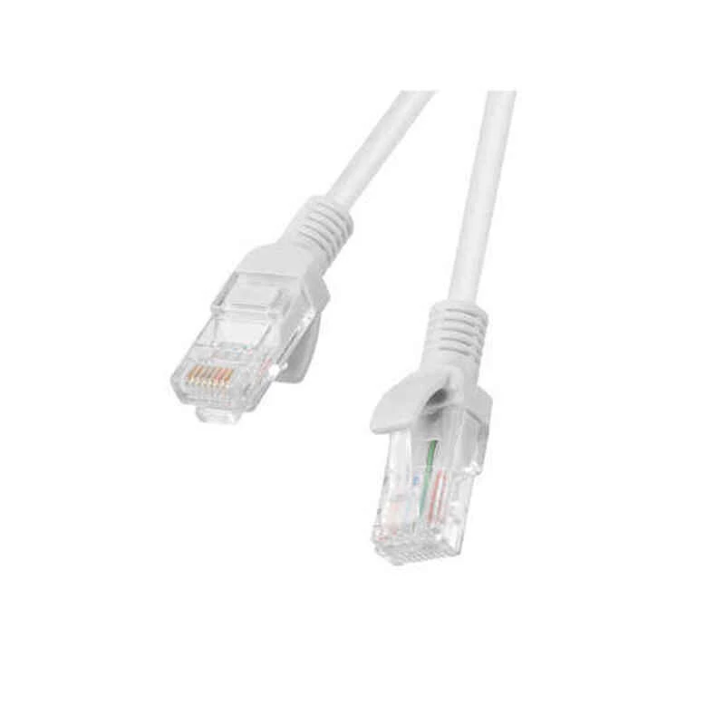 Tinklo kabelis LANBERG PCU6-10CC-0150-S Cat6 U/UTP RJ-45 iki RJ-45 1,5 m Pilka