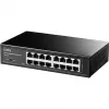 Tinklo jungiklis Cudy GS1016 — 16 prievadų Gigabit Ethernet (10/100/1000), 32 Gbit/s perjungimas, montuojamas į stelažą, maitinamas iš tinklo