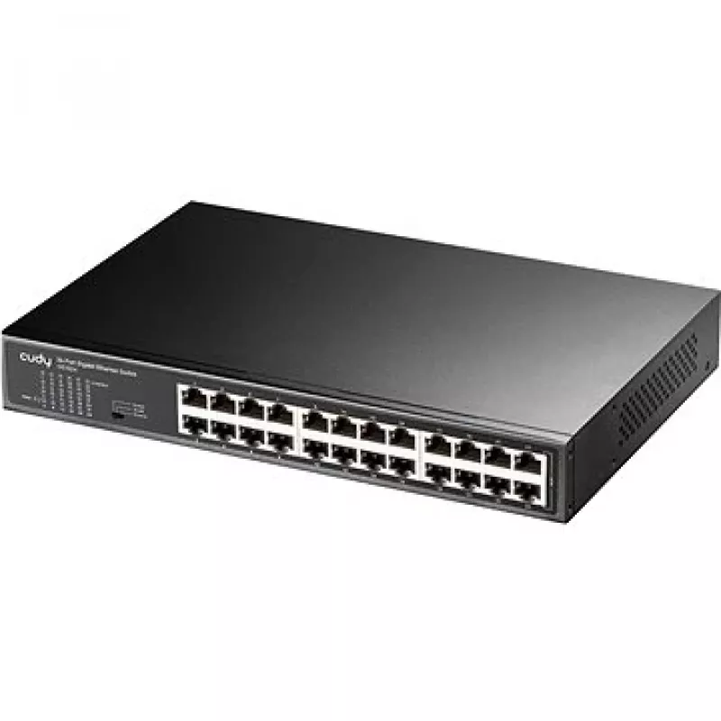 Cudy GS1024 tinklo jungiklis Gigabit Ethernet (10/100/1000) Juodas