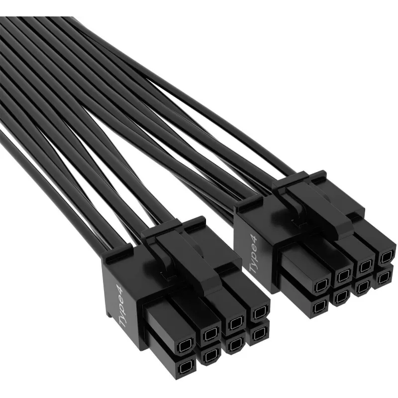 CORSAIR CP-8920284 - Vidinės maitinimo laidas 12VHPWR (M) į 8 kontaktų PCIe (M) - plokščias, iki 600 W TDP