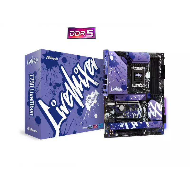 ASRock Z790 LiveMixer ATX pagrindinė plokštė LGA1700 DDR5
