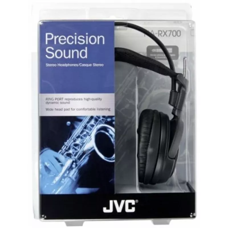 Ausinės JVC HA-RX700, laidinės, juodos