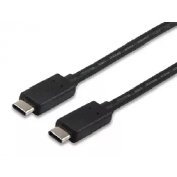 Equip USB 2.0 Type C laidas, 1 m, USB-C, juodas