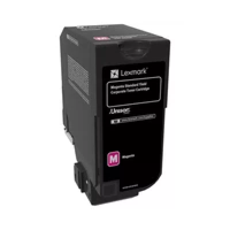 Originalus Lexmark 74C2SME tonerio kasetė, 1 vnt., rausvai raudona