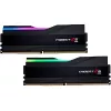 G.Skill Trident Z5 RGB XMP 32GB (2x16GB) DDR5 PC5-57600C34 7200MHz dviejų kanalų rinkinys - sidabrinis
