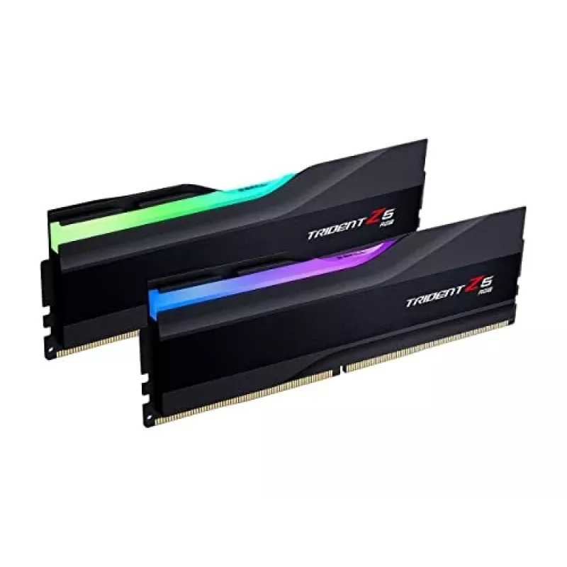 G.Skill Trident Z5 RGB XMP 32GB (2x16GB) DDR5 PC5-57600C34 7200MHz dviejų kanalų rinkinys - sidabrinis