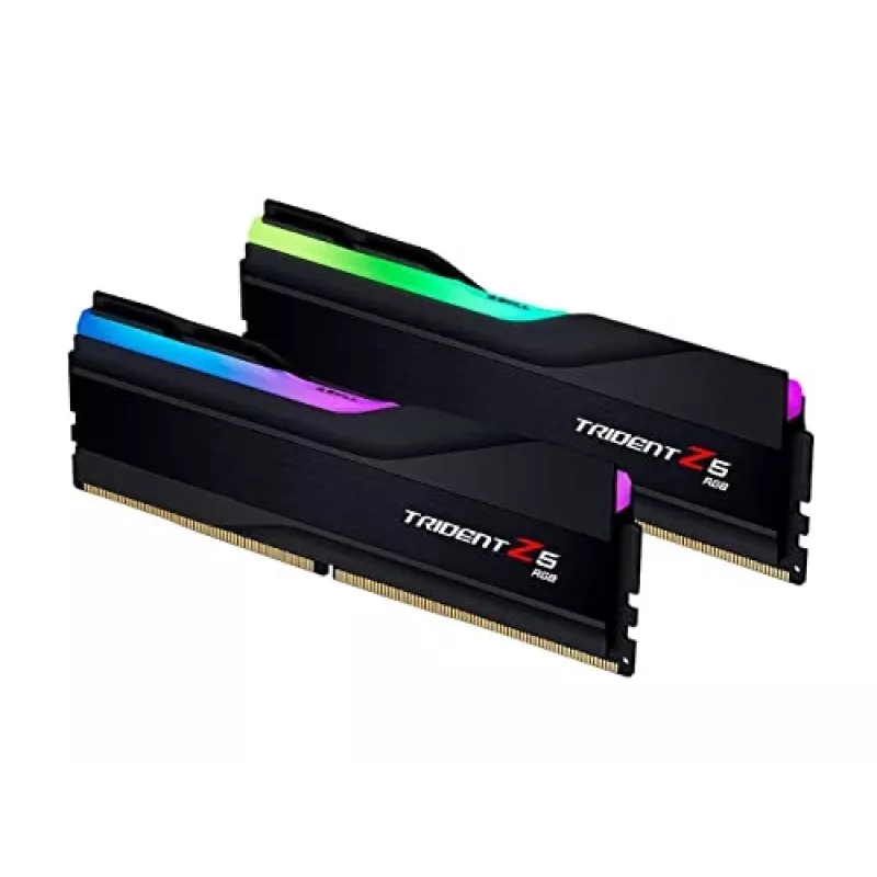 G.Skill Trident Z5 RGB XMP 32GB (2x16GB) DDR5 PC5-57600C34 7200MHz dviejų kanalų rinkinys - sidabrinis