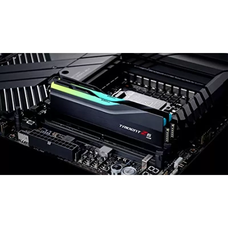 G.Skill Trident Z5 RGB XMP 32GB (2x16GB) DDR5 PC5-57600C34 7200MHz dviejų kanalų rinkinys - sidabrinis