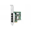 HPE 331T tinklo adapteris – PCIe 2.0 x4, žemo profilio, 4x Gigabit Ethernet