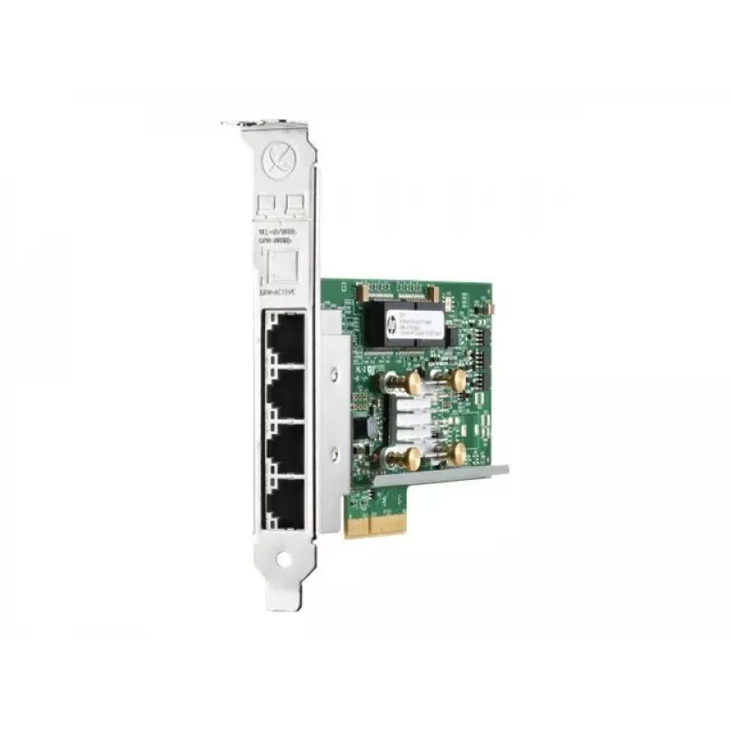 HPE 331T tinklo adapteris – PCIe 2.0 x4, žemo profilio, 4x Gigabit Ethernet