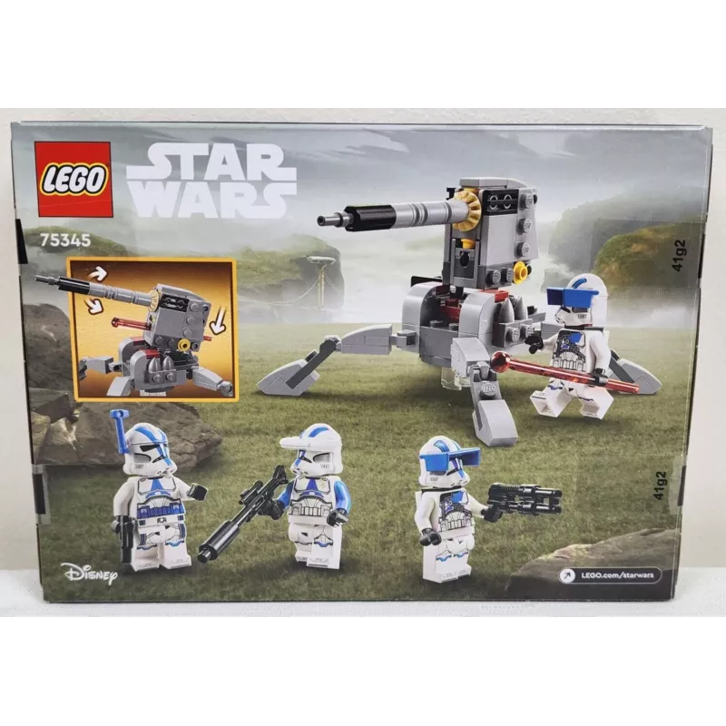 LEGO 75345 Star Wars 501-asis Klonų Karių Kovos Rinkinys Konstruojamas Žaislas