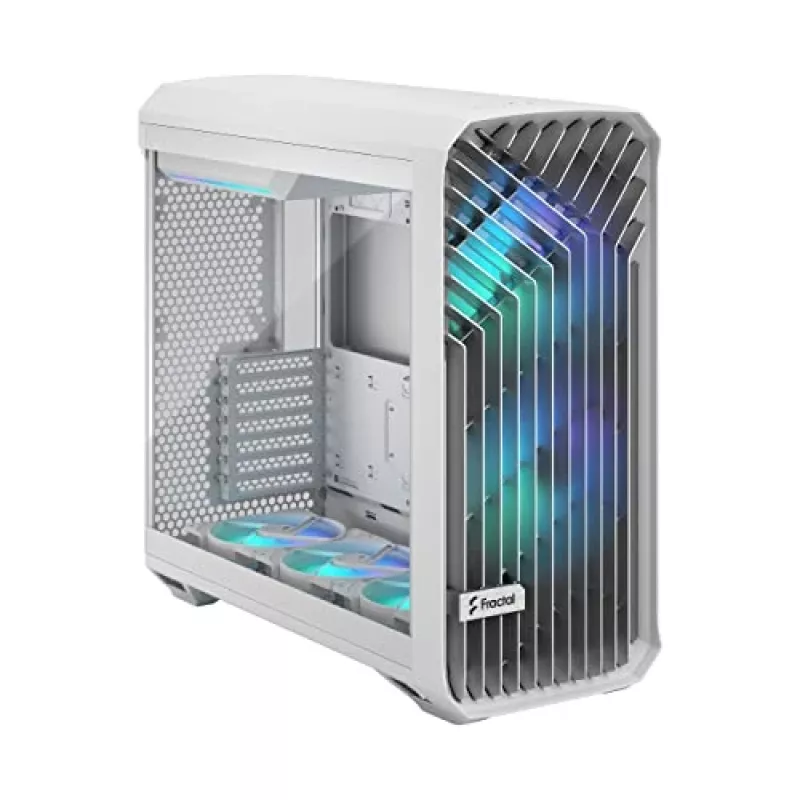 PC korpusas Fractal Design Torrent White – ATX, EATX, microATX, ITX, 2×180 mm priekiniai ventiliatoriai