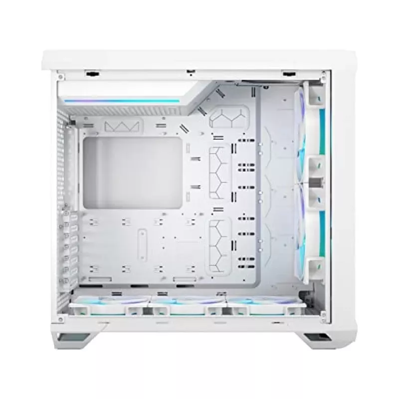 PC korpusas Fractal Design Torrent White – ATX, EATX, microATX, ITX, 2×180 mm priekiniai ventiliatoriai