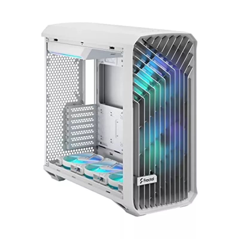 PC korpusas Fractal Design Torrent White – ATX, EATX, microATX, ITX, 2×180 mm priekiniai ventiliatoriai