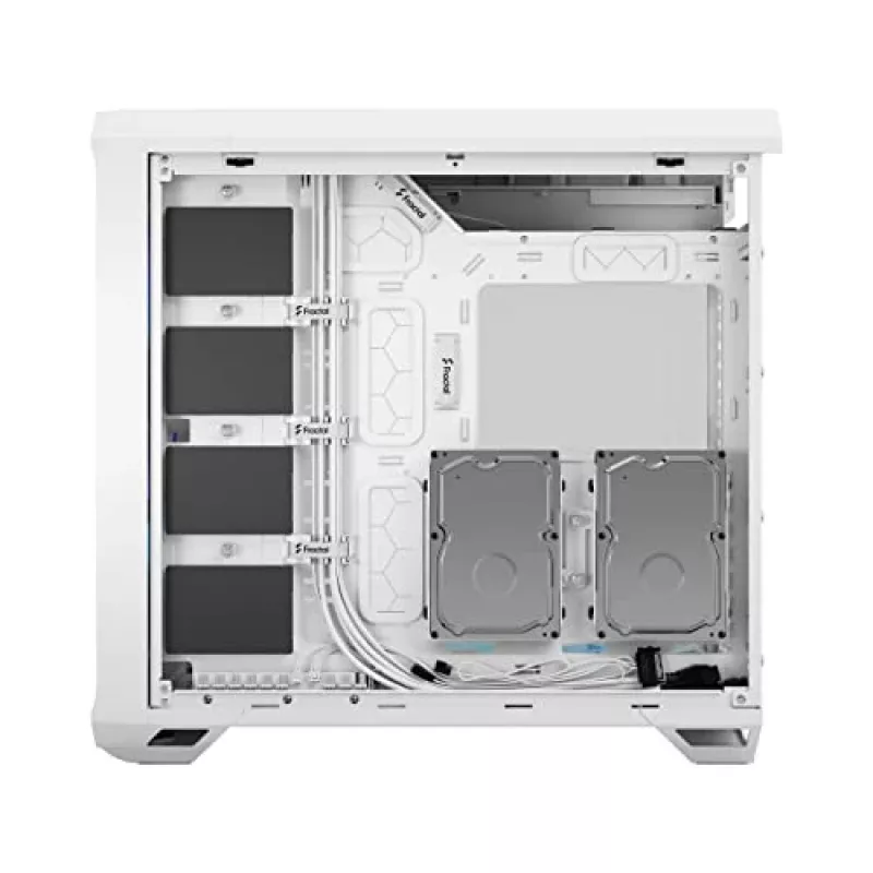 PC korpusas Fractal Design Torrent White – ATX, EATX, microATX, ITX, 2×180 mm priekiniai ventiliatoriai