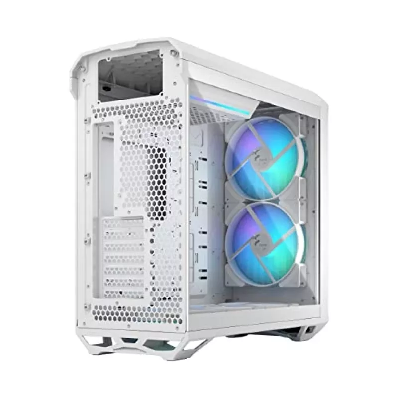 PC korpusas Fractal Design Torrent White – ATX, EATX, microATX, ITX, 2×180 mm priekiniai ventiliatoriai