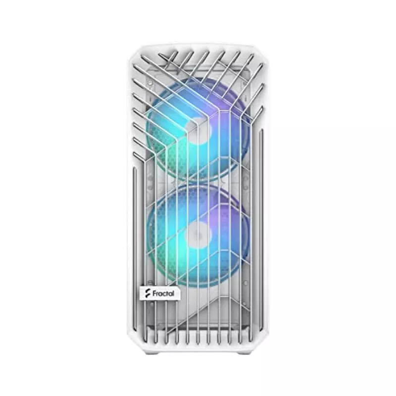 PC korpusas Fractal Design Torrent White – ATX, EATX, microATX, ITX, 2×180 mm priekiniai ventiliatoriai
