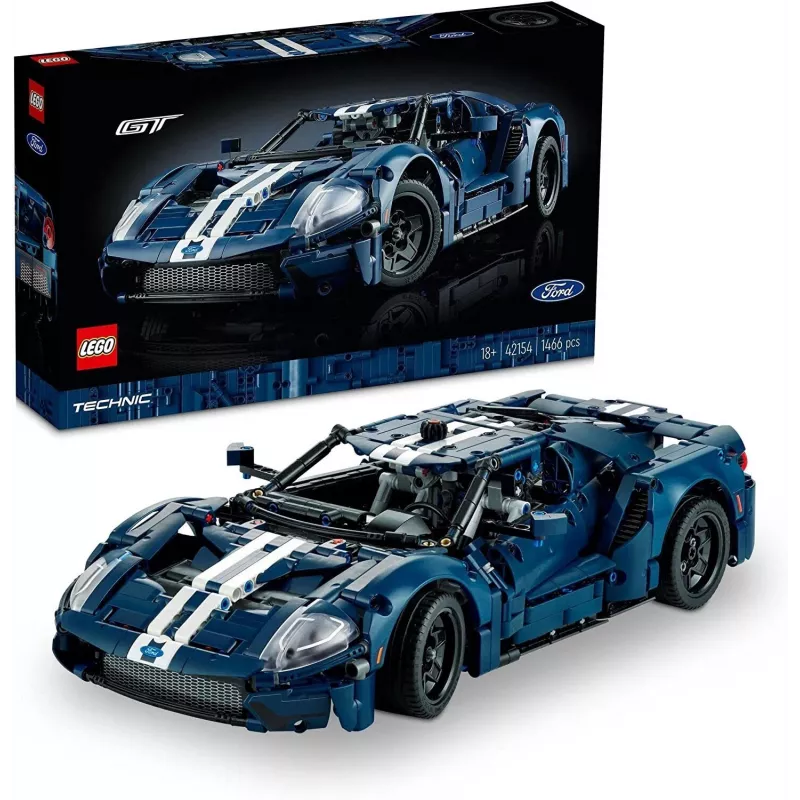 LEGO Technic 42154 2022 Ford GT automobilio modelio rinkinys suaugusiems