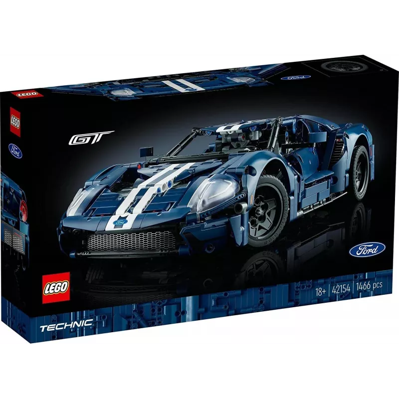 LEGO Technic 42154 2022 Ford GT automobilio modelio rinkinys suaugusiems