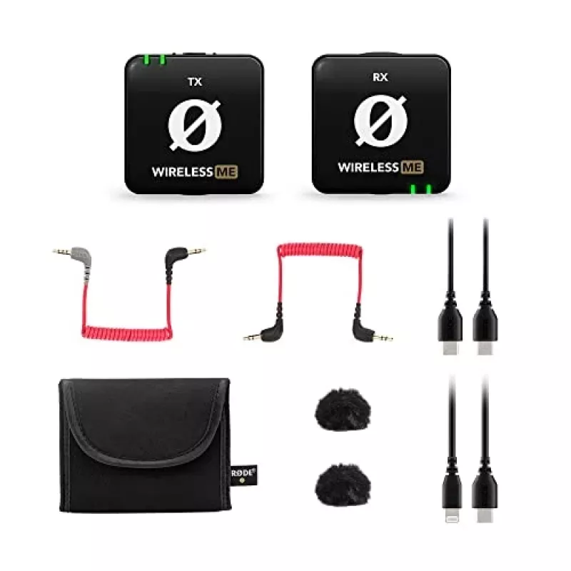 WIME RODE WIRELESS ME Dviejų kanalų belaidė mikrofono sistema tinklaraštininkams ir podcasteriams