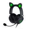Razer Kraken V2 Pro Kitty Edition – laidinis žaidimų ausinių rinkinys, juodas, viršugalvinis