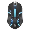 Laidinė optinė pelė DEFENDER CYBER MB-560L – ambidekstrinė, 1200 DPI, USB Type-A, 2 mygtukai, juoda