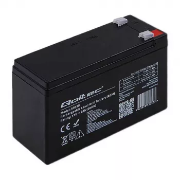 QOLTEC 53030 AGM akumuliatorius 12V 7Ah