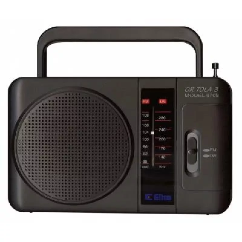 Eltra Tola 3 (9708blk) – nešiojamas radijo imtuvas FM ir LW juostoms