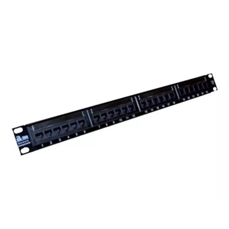 Patch Panel Alantec PK003 24 prievadai Cat5e juodas