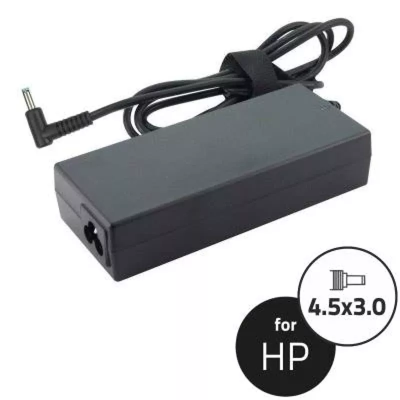 Qoltec nešiojamojo kompiuterio maitinimo blokas HP 65W 19.5V 3.33A 4,5x3,0 mm + kaištis 50051.65w.hp