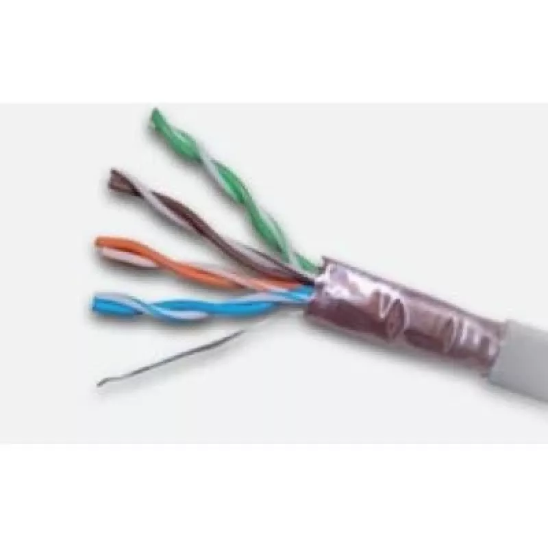Tinklo kabelis FTP 5E kategorijos 4x2 išorinis PVC 305 m (Kif5Pvc305) a-Lan