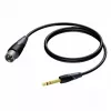 Garso kabelis Procab XLR vyriškas į 6,3 mm (1/4 colio) lizdą vyrišką, stereo, 3 m