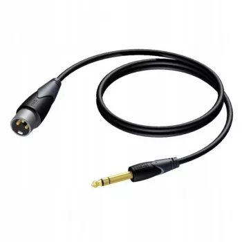 Garso kabelis Procab XLR vyriškas į 6,3 mm (1/4 colio) lizdą vyrišką, stereo, 3 m