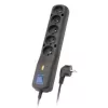 Lestar 5w Lv-530wa apsauginis įtampos filtras, 1.5m, juodas