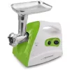 Mėsmalė ESPERANZA EKM012G — 600 W, nerūdijančio plieno peilis, dešrų antgalis, kebabo gaminimo priedas, atbulinė eiga, neslystančios kojelės, balta/žalia