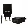Keliautojas įkroviklis Beline Beli0011 — 2×USB prievadai, microUSB laidas, 2A išėjimas, juodas