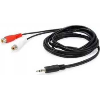Equip 147093 garso laidas 250 m 2 x RCA 3,5 mm juodas