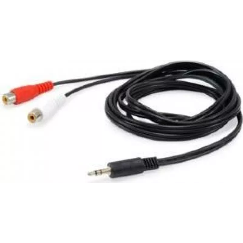 Equip 147093 garso laidas 250 m 2 x RCA 3,5 mm juodas