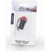 Kortelių skaitytuvas Gembird FD2-MSD-3 USB 2.0 juodas raudonas