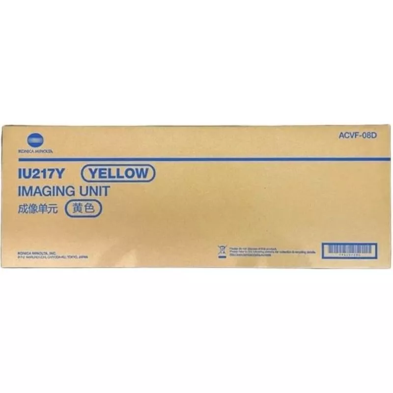 Konica Minolta ACVF08D/DR-217Y būgno komplektas geltonas, 87 000 puslapių