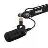 Studijinis mikrofonas RØDE PodMic USB – kardioidinis XLR/USB, 24 bitų / 48 kHz, USB-C, ausinių išvestis, sukamas garsumo reguliatorius, juodos spalvos