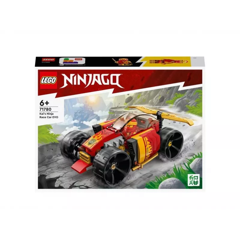 LEGO 71780 NINJAGO Kainio lenktyninis automobilis EVO 2v1 lenktynių automobilio į visureigį modelio konstravimo rinkinys vaikams nuo 6 metų