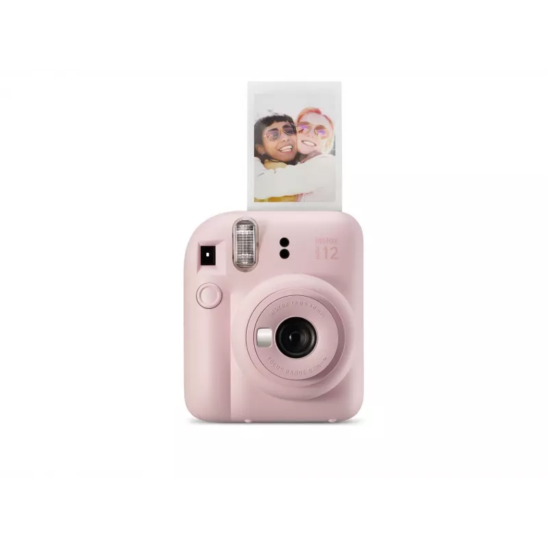 Momentinė spausdinimo kamera Fujifilm Instax Mini 12 Rožinė – nuotraukos 86×54 mm, juosta 62×46 mm, 60 mm židinio nuotolis