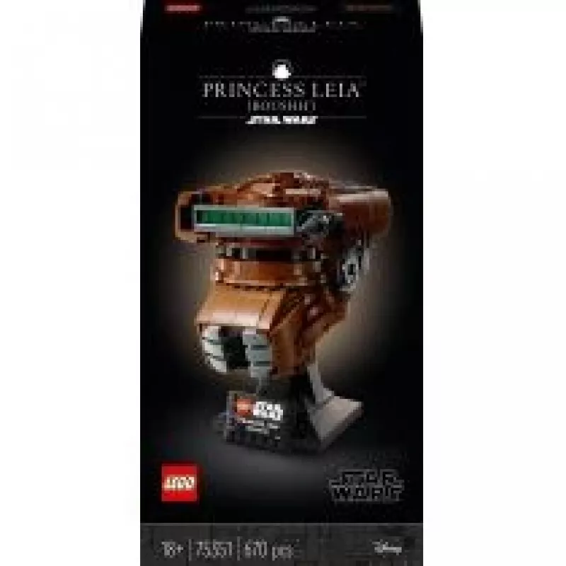 LEGO Star Wars Princesė Lėja (Boushh) Šalmas suaugusiems 75351 (670 dalių)