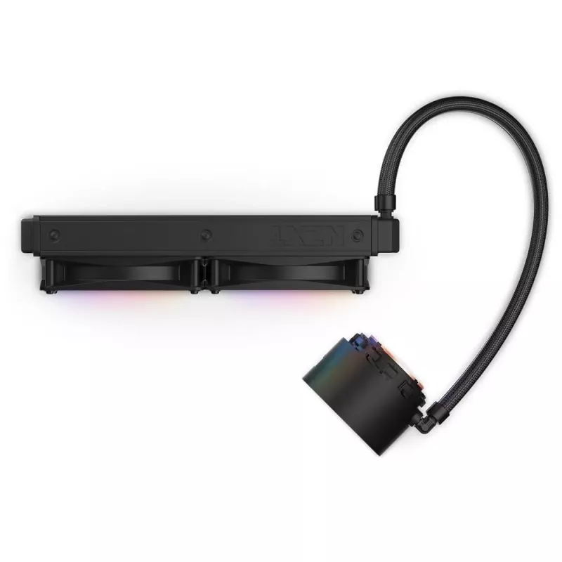 All-in-one skysčio aušintuvas NZXT Kraken Elite 240 RGB 12 cm Juodas