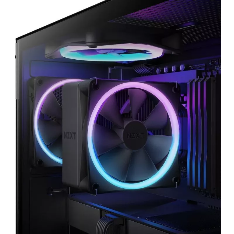 NZXT T120 RGB procesoriaus aušintuvas 12 cm juodas 1 vnt.