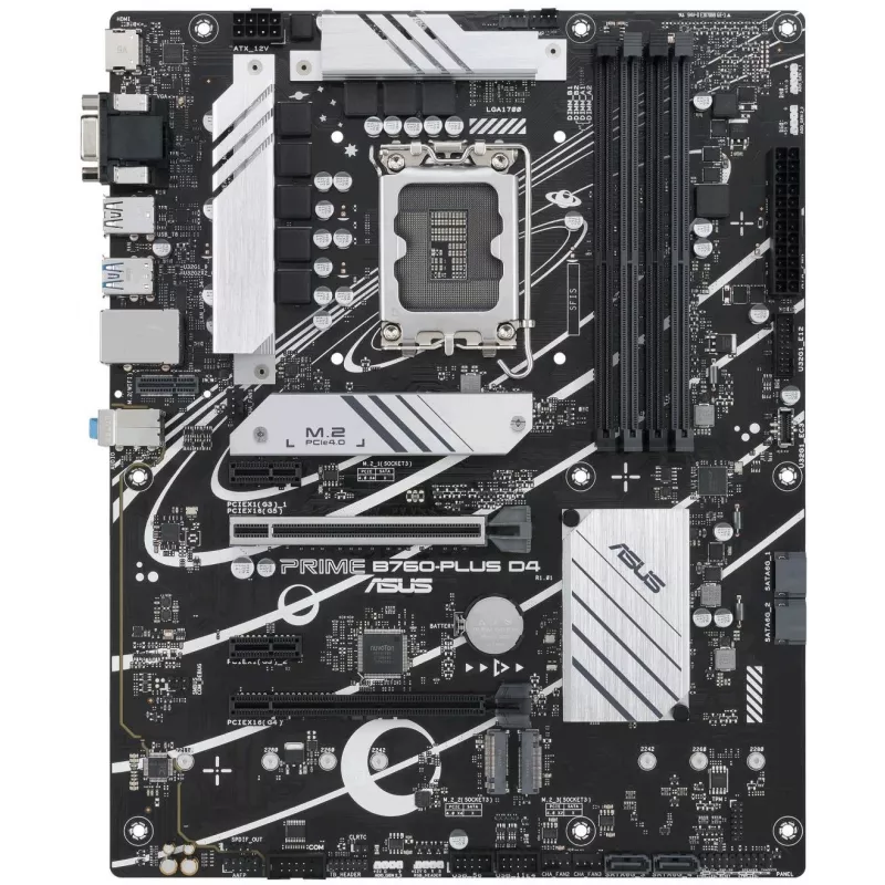 ASUS PRIME B760-PLUS D4 Intel B760 LGA 1700 ATX pagrindinė plokštė