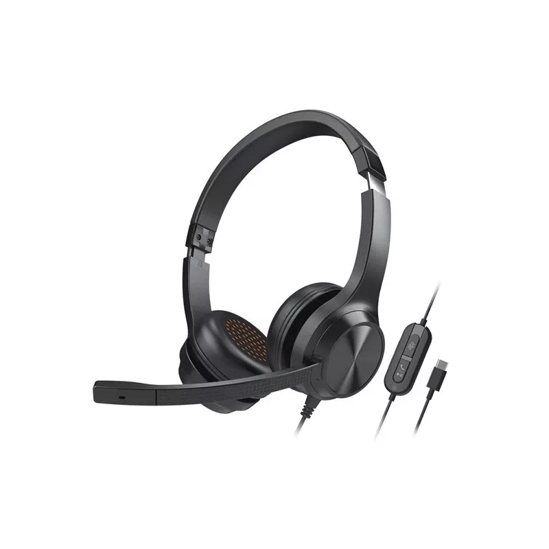 Ausinės Creative Chat USB on-ear, laidinės, stereo, juodos
